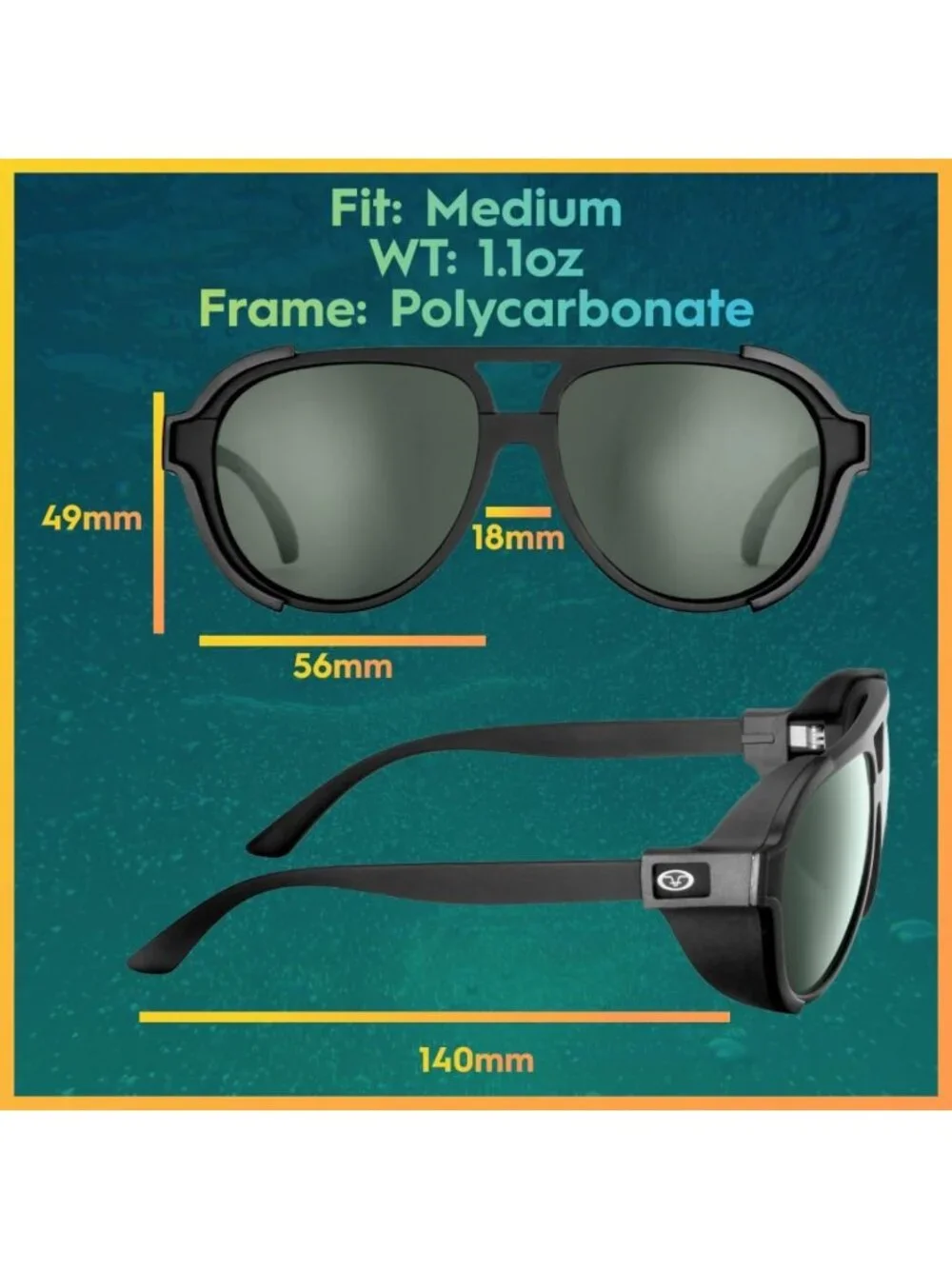 Polarized Fishing Sunglasses with 100% UV Protection | Lightweight & Stylish